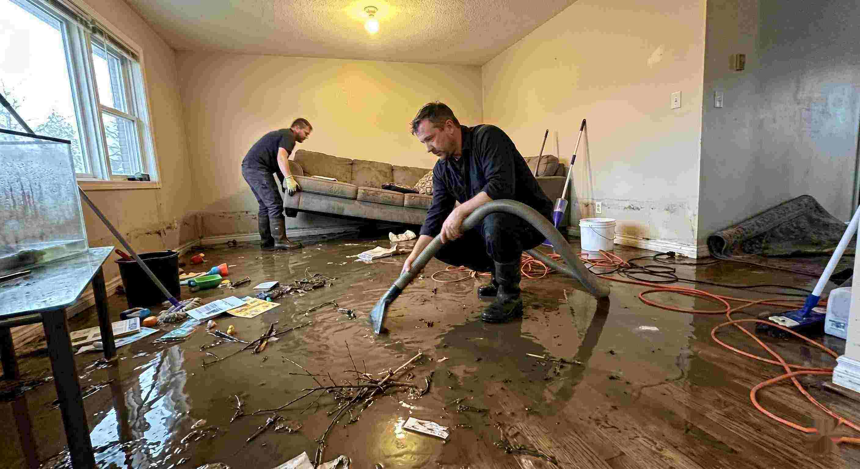 Best flood water extraction service removing contaminated water from flooded home in Fairfield